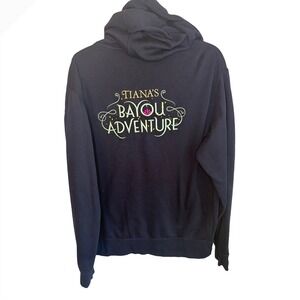Disney Imagineering Exclusive Tiana's Bayou Adventure Zip Hoodie Navy Blue l